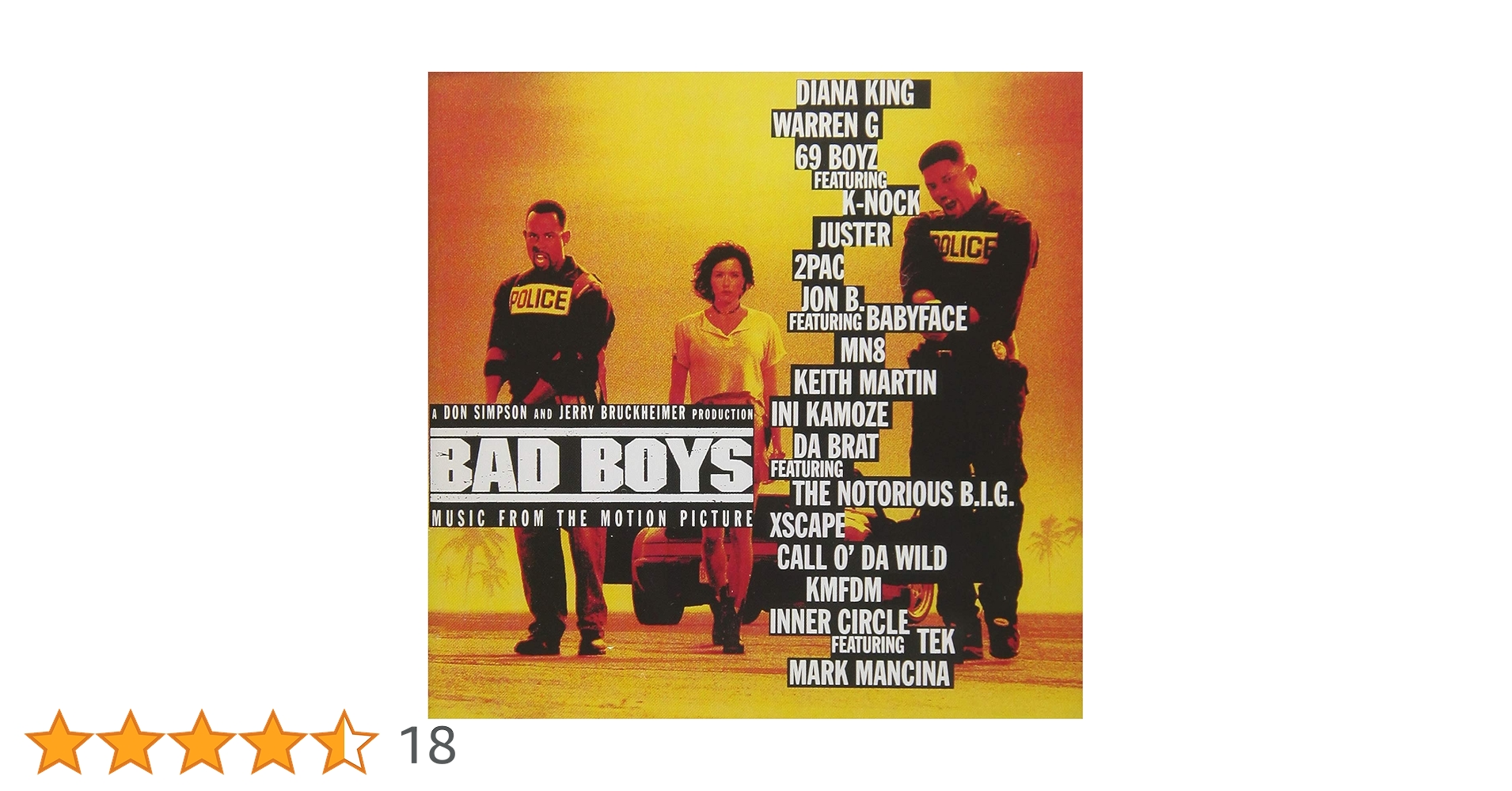 廃盤 CD バッド・ボーイズ オリジナル・サウンドトラック＜完全生産限定盤＞ Amazon.co.jp: バッドボーイズ オリジナル・サウンドトラック