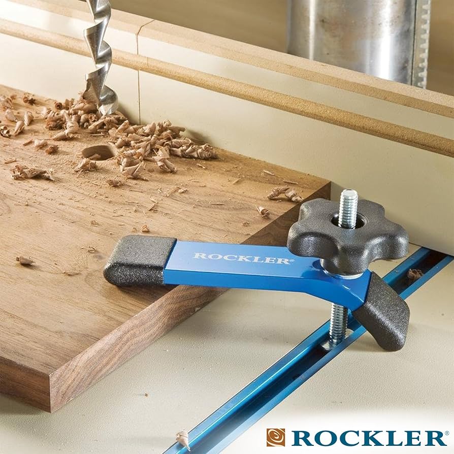 Rockler 3 Ft. Universal T-Track - Blue Aluminum, 3/4