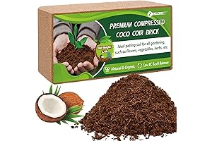 ZeeDix Coconut Fiber Coir, Organic Gardening Soil Block for Plants