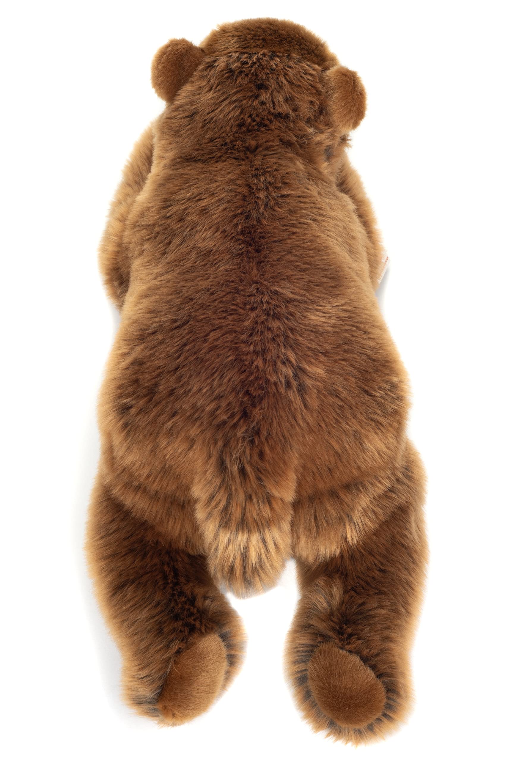 Teddy Hermann 91052 Brown Bear Lying Down 45 cm Cuddly Toy