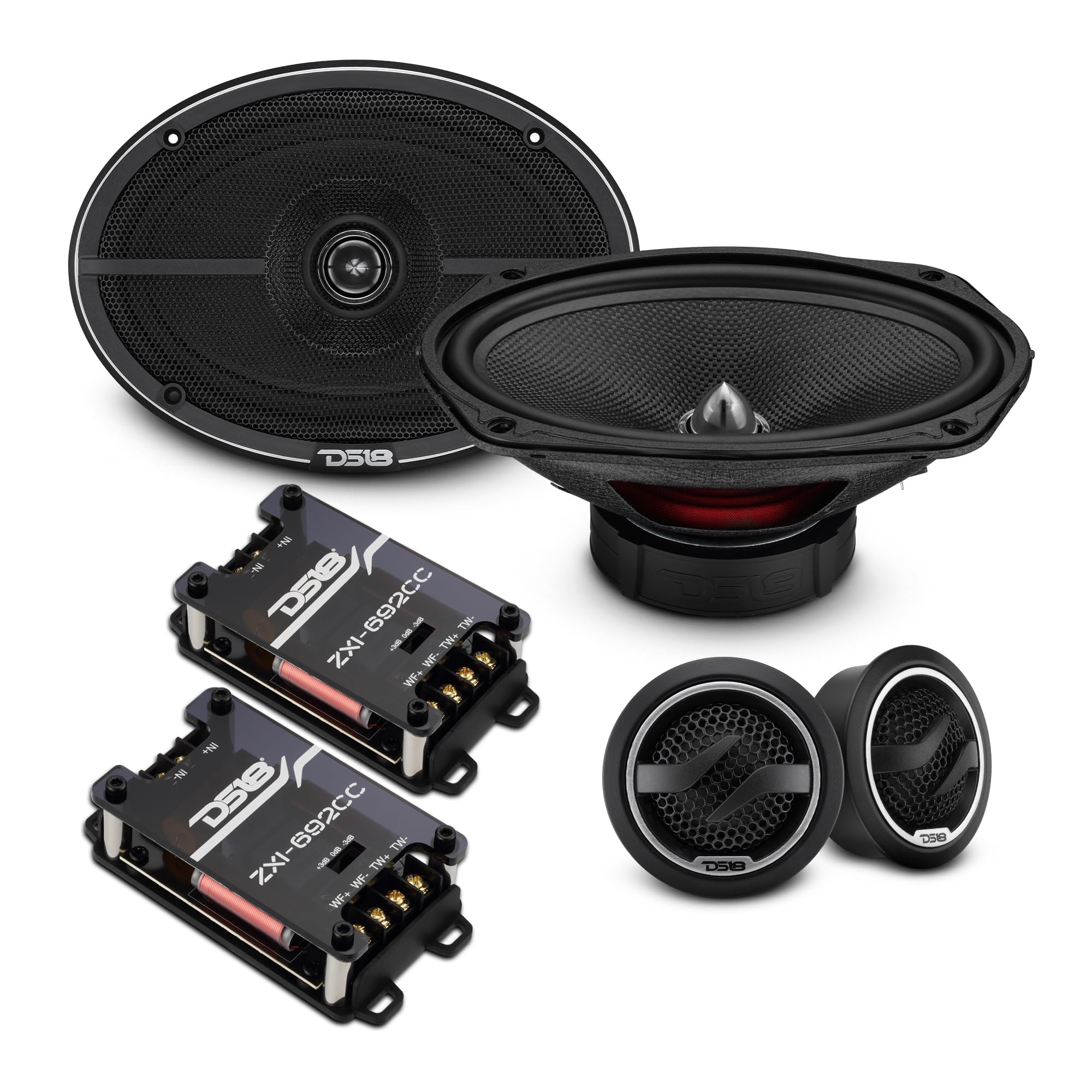 Amazon.com: DS18 ZXi-692C 6x9 Component Speakers 120W RMS 4-Ohm