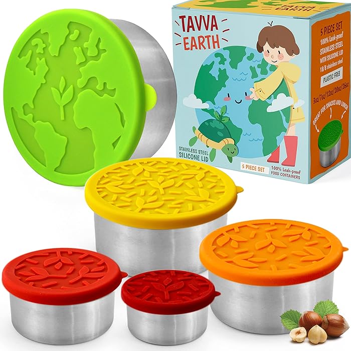 Buy TAVVA Stainless Steel Containers with Lids Stainless Steel Lunch