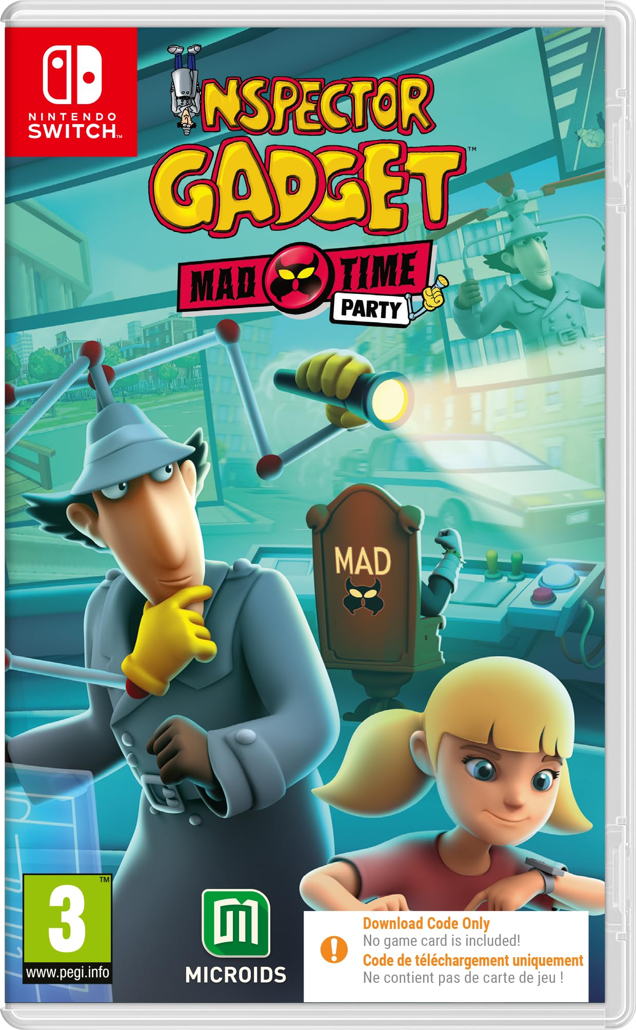 Inspector Gadget: Mad Time Party (Switch Code-in-Box)