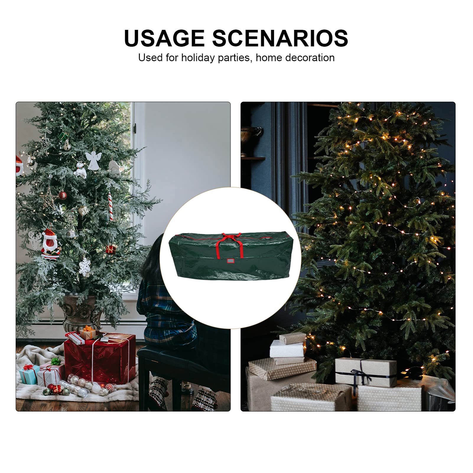PRETYZOOM 1pezzi Borsa per Albero di Natale di Borsa per Riporre Mobili Organizer per Casa
