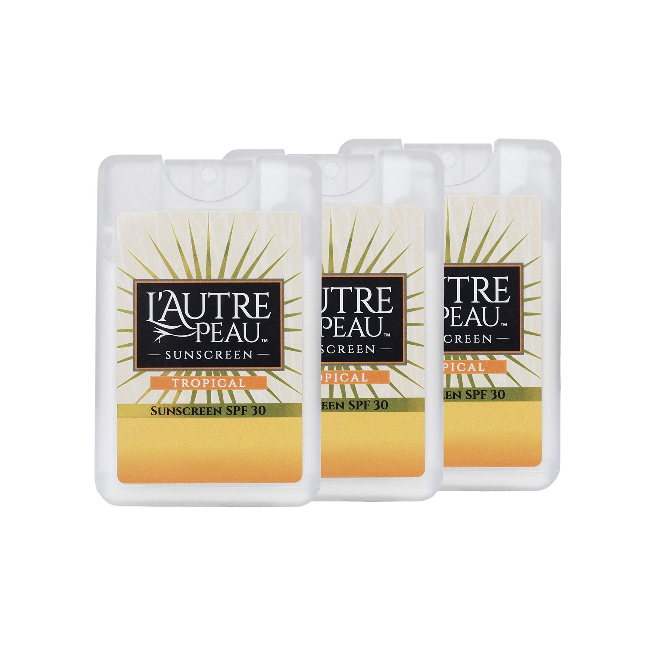 SPF 30 Sunscreen Multi-Pack by LAUTRE PEAU Travel Size Sunscreen for Men Women and Kids Non-Greasy Water Resistant