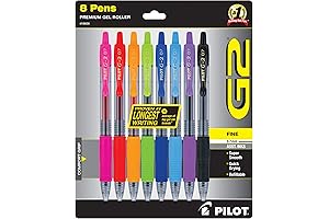 Pilot G2 Premium Gel Roller Pens: Ink Creatively with Multi-Colored Flair