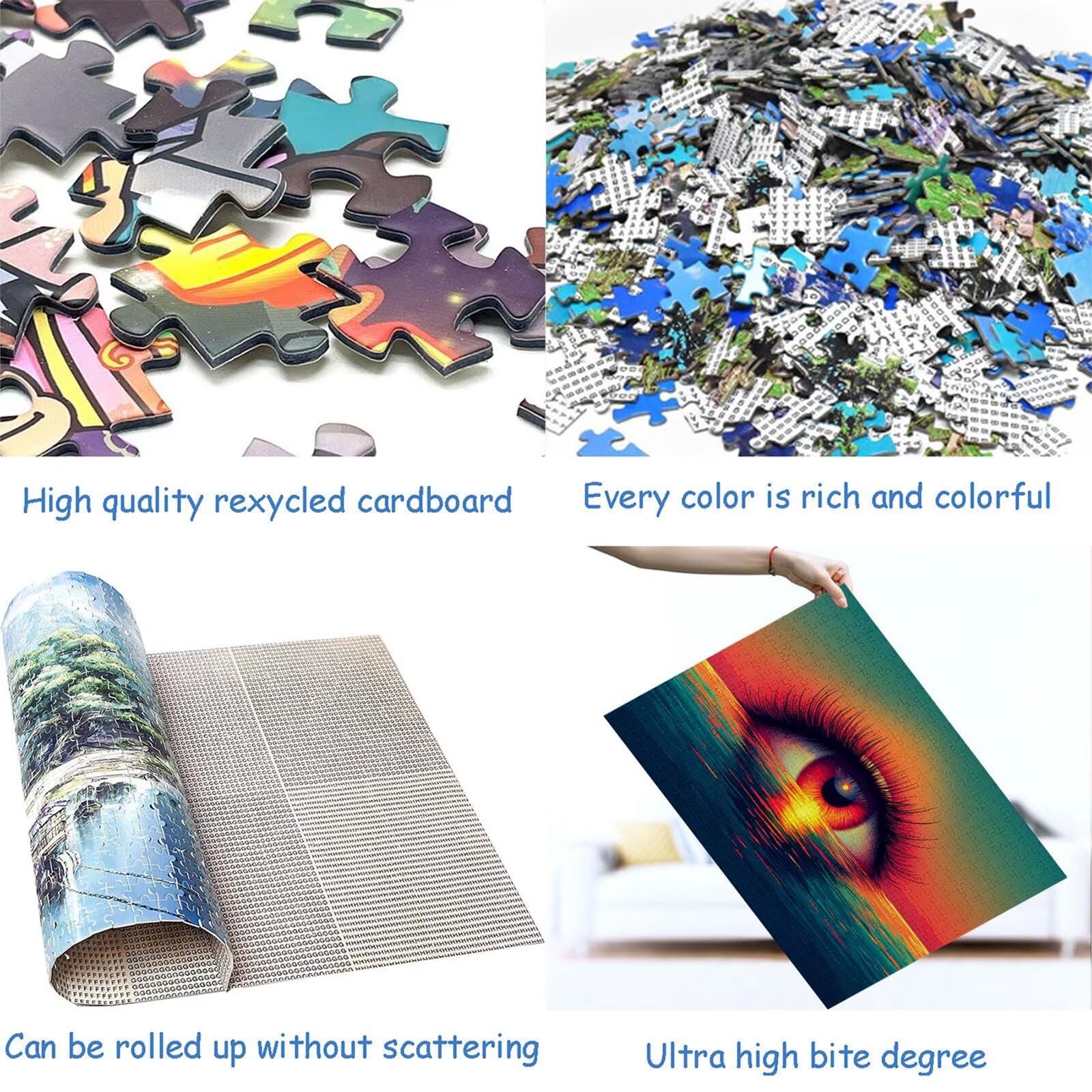 Puzzle 4000 elementów puzzle dla dorosłych jezioro 141 x 87 cm unikalne rzemiosło klasyczne 3D drewniana układanka do rodzinnych gier aktywnych, układanka do samodzielnego wykonania nawet do dekoracji