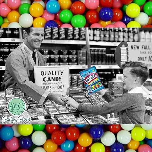 Miniatura 6 de Paquete de repuestos para máquina de chicles de mascar con Dubble Bubble America's Original de 12 pulgada 0.512 in sabor a fruta surtido, Kosher,