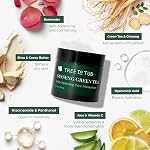 Tree To Tub Hydrating Face Moisturizer for Dry & Sensitive Skin - Water Based Hyaluronic Acid Facial Moisturizer, Face Cream for Women & Men with Aloe, Green Tea & Ginseng