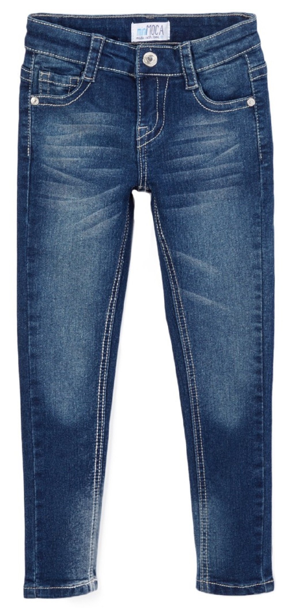 ToBeInStyle Girl’s Denim Easy Styling Classic Timeless Everyday Jeans Zip-Up Closure