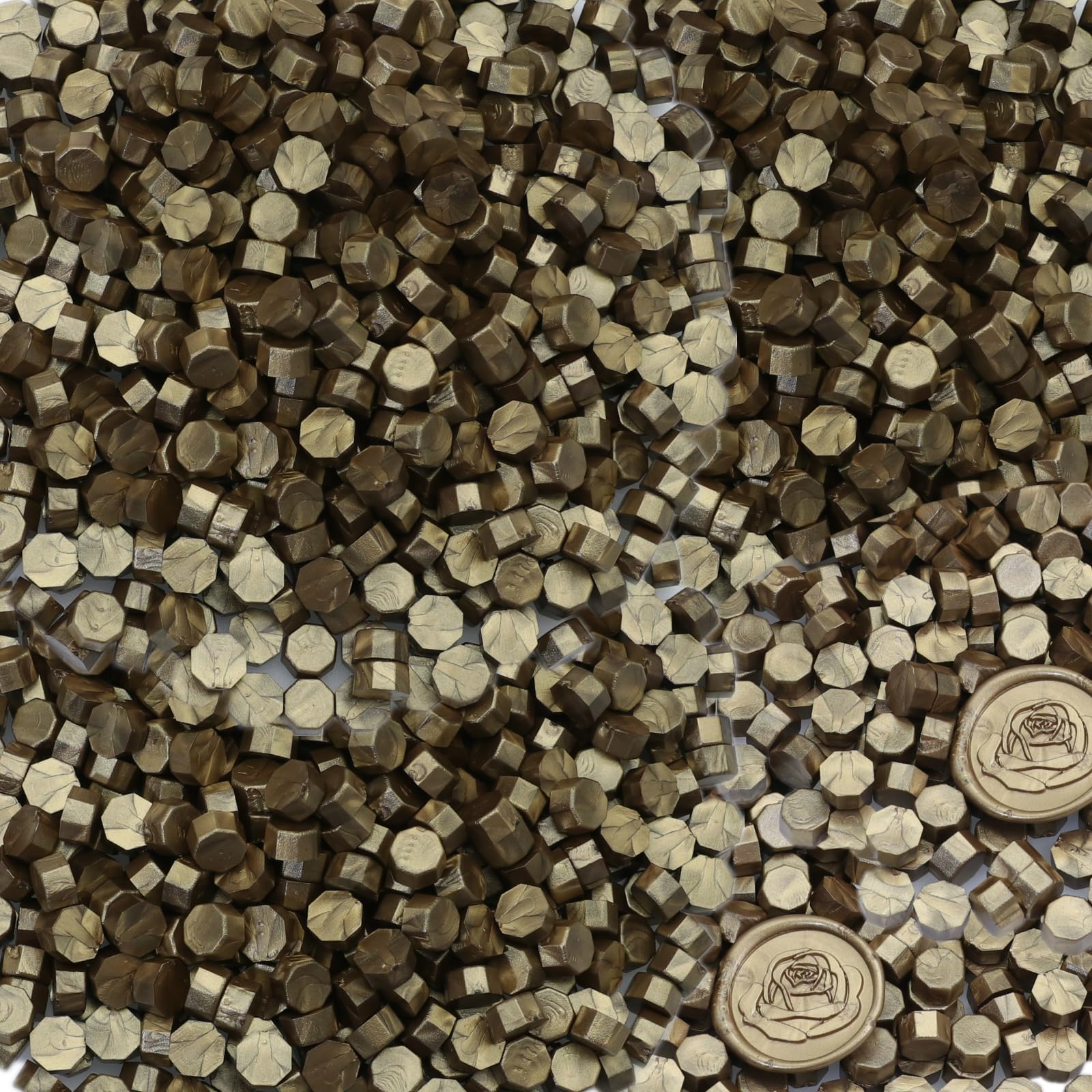 Antique Gold Wax Seal Beads 600pcs