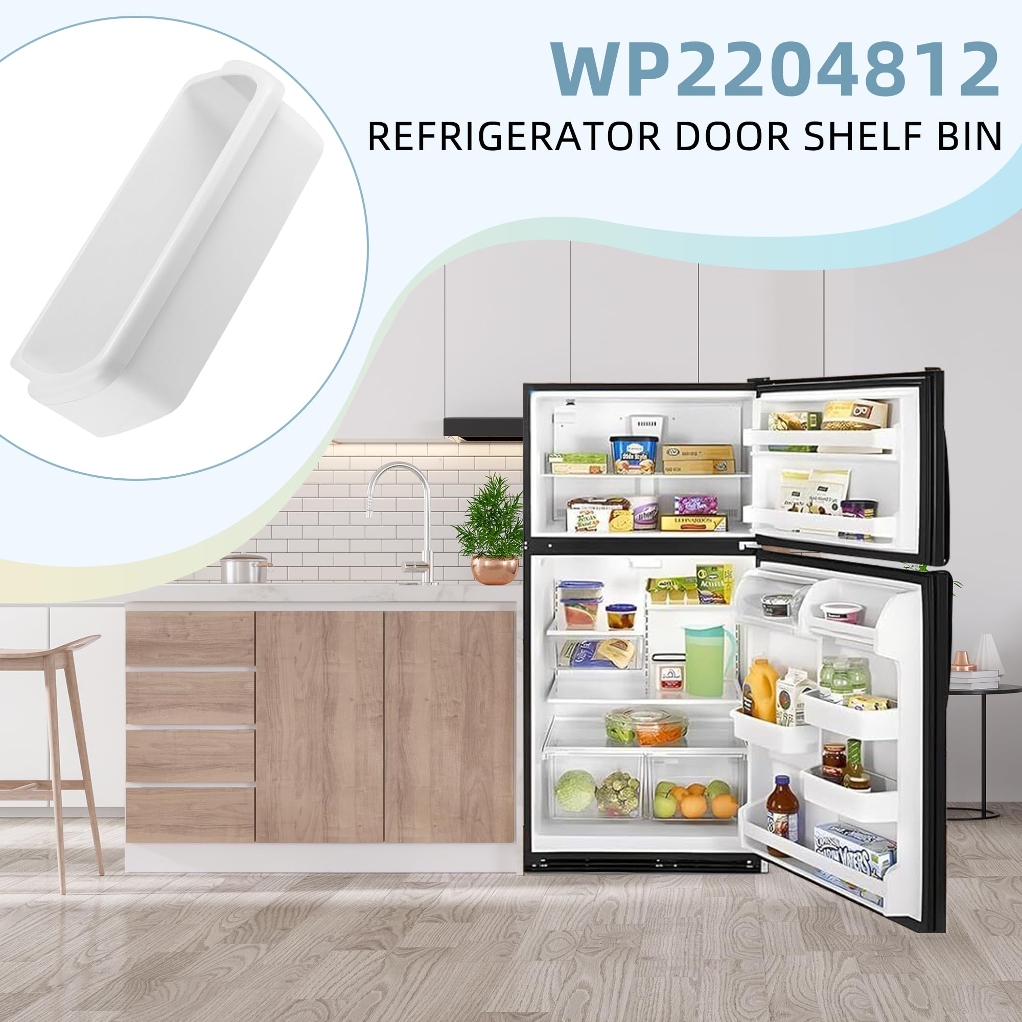 Amazon.com: AMI PARTS 2204812 WP2204812 Refrigerator Door Shelf