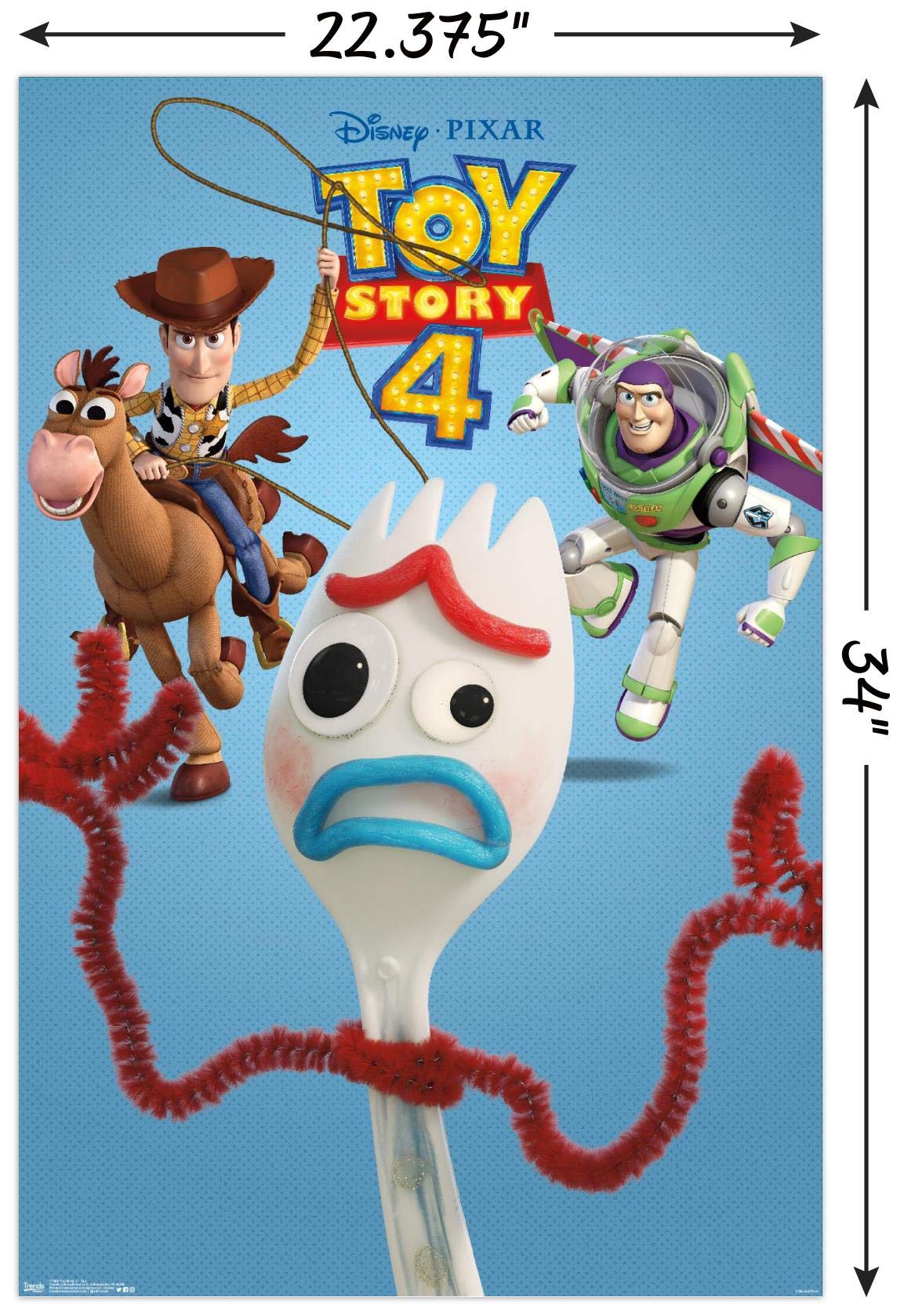 Amazon.com: Trends International Disney Pixar Toy Story 4 - Trio