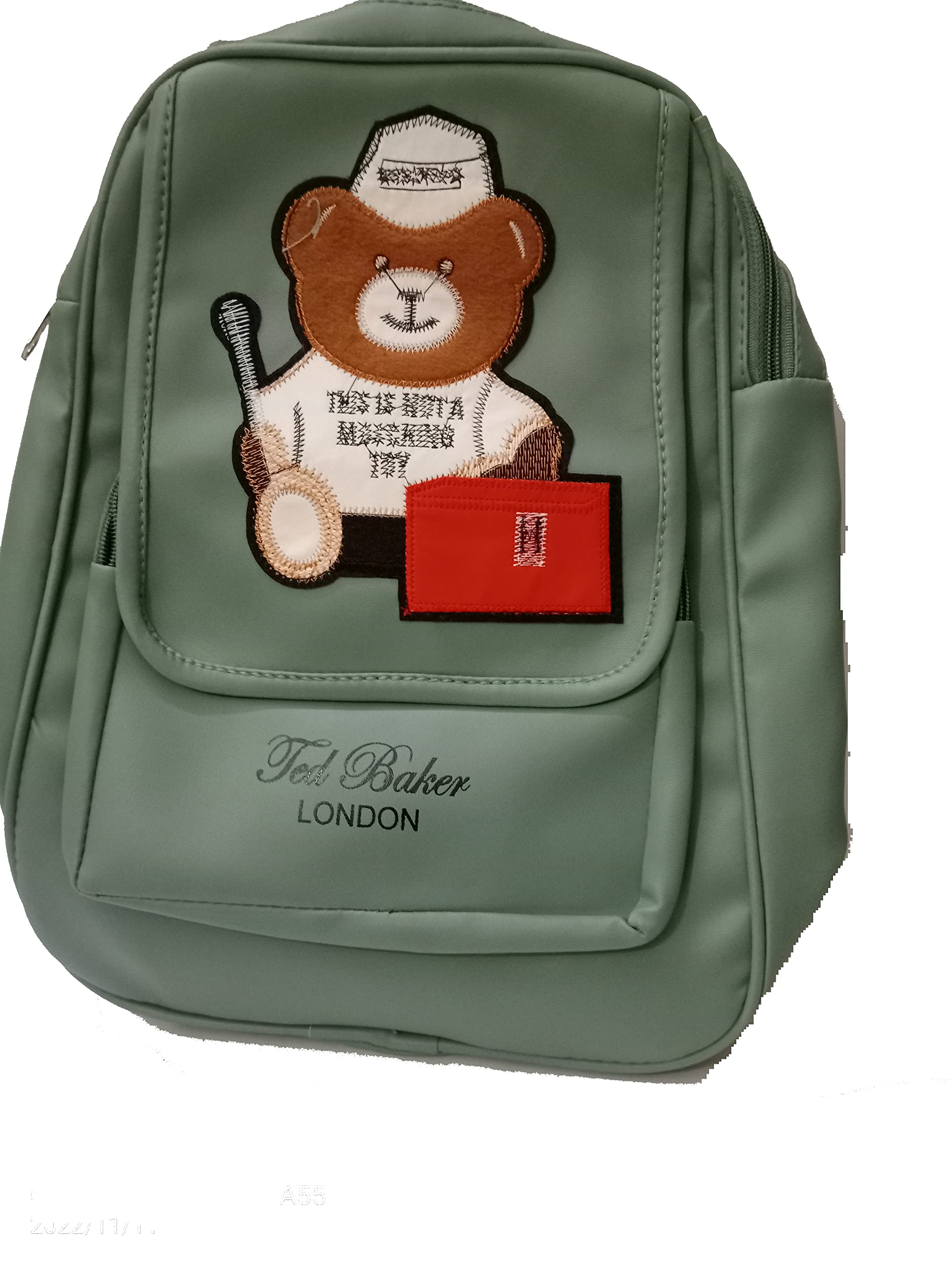 Backpacks for Girls, Kids –PU Leather College Bags (Green)