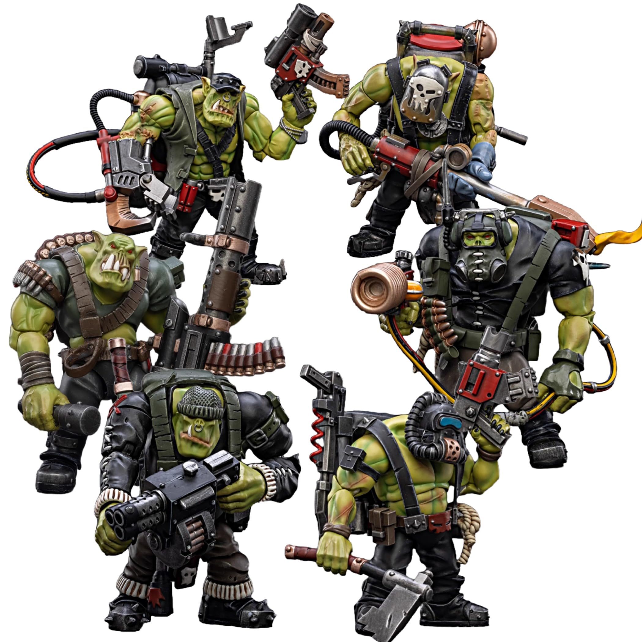Amazon.com: JOYTOY Ork Kommandos Warhammer 40K 1/18 Action Figures 