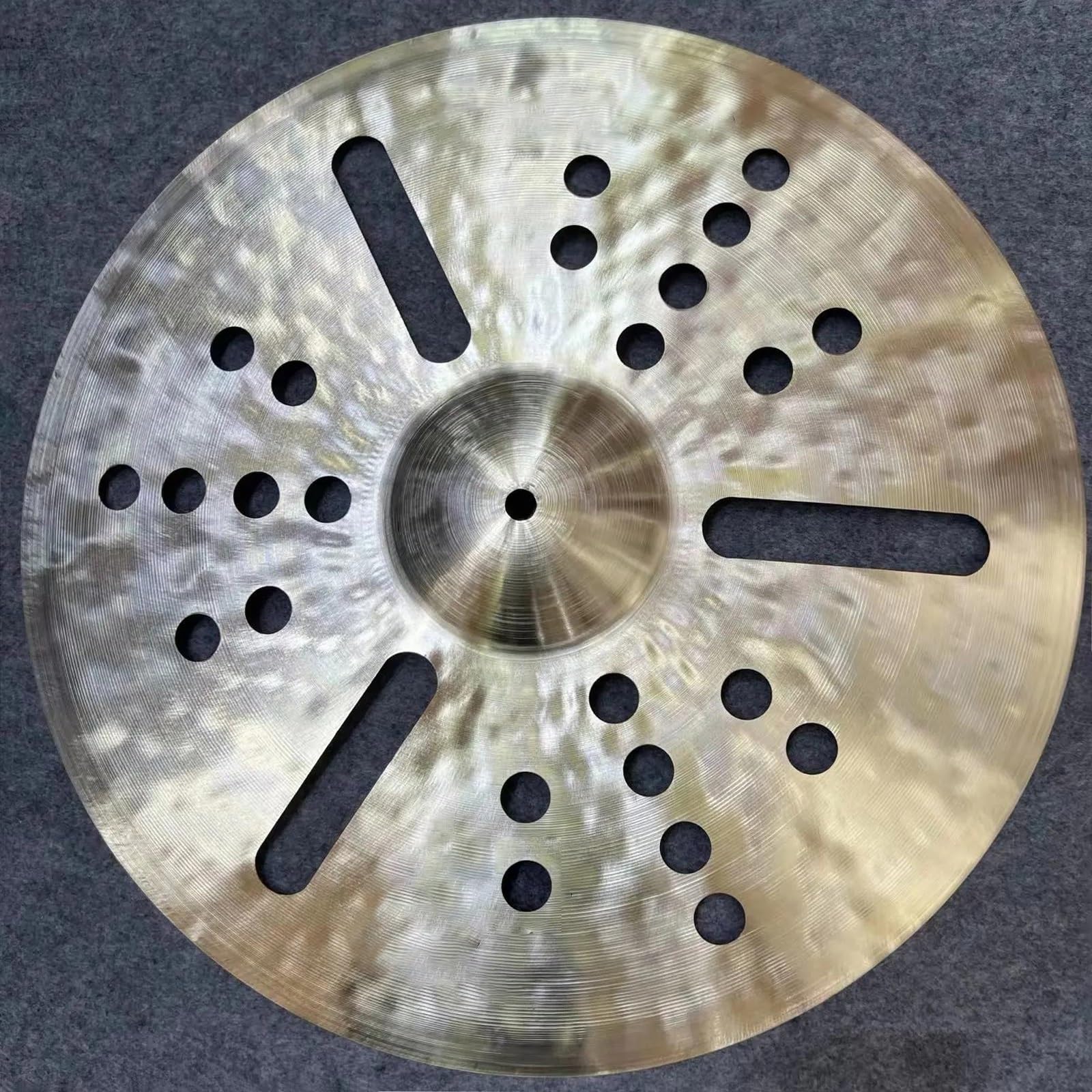 Cymbales Splashs Cymbale Professionnelle 14-19 Pouces, Bronze Fait À La Main, Piles D'effets, Accessoires De Batterie(19 Inch)