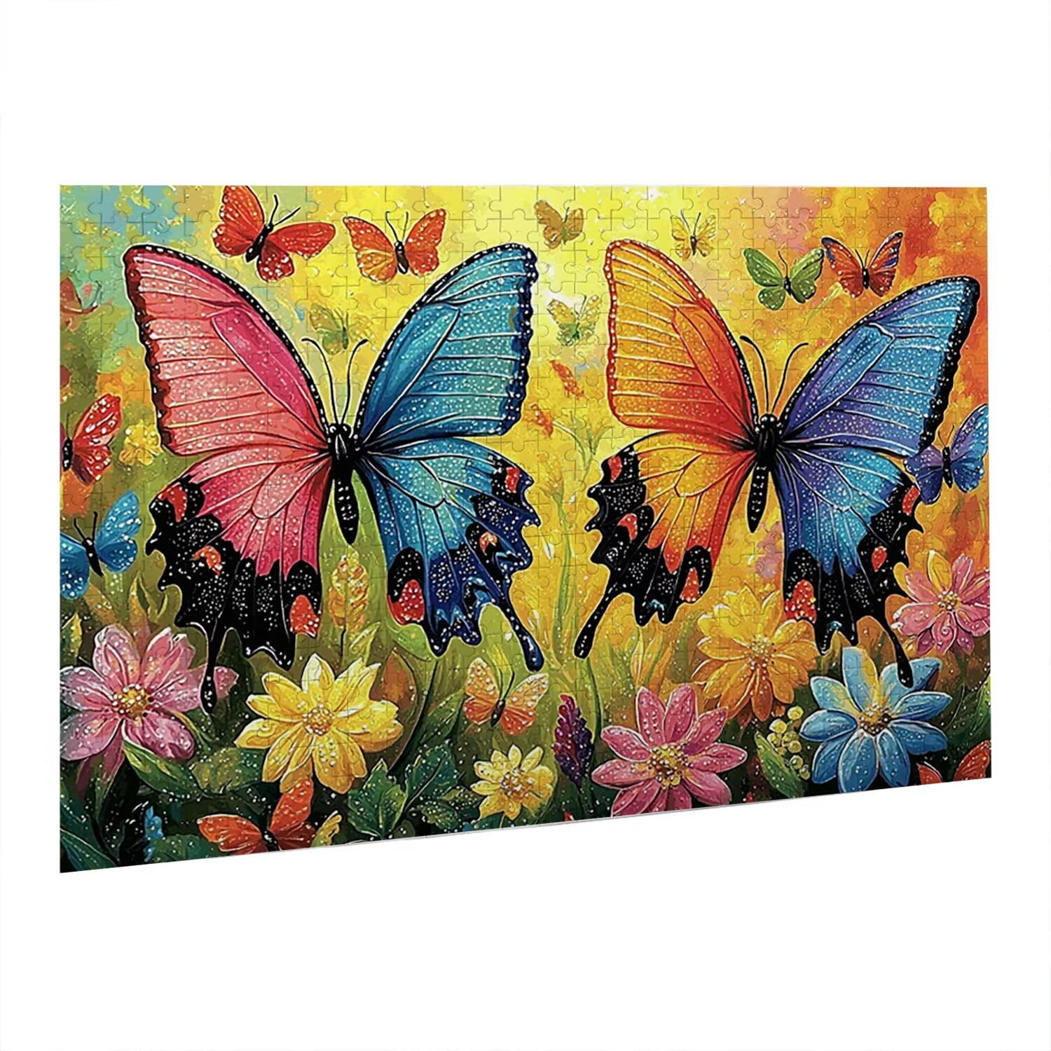 Jigsaw Puzzle, 5000 Pezzi Puzzle Classici, Farfalla Puzzle Rilassamento Intelligence, Mpossibile Difficile Puzzle Impegnativo per Adulti Puzzle Gioco Familiare, Regalo per Amore Amico Colorato fr01027