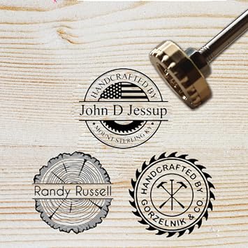 Custom Branding Iron for Wood, Personalized Logo Metal Branding Iron for Wood Burning Stamp, Handcrafted Design Weddings & Personalized Gifts, Flame Heated 4" * 4"