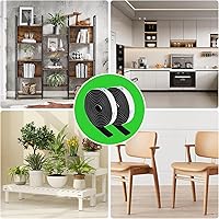 Vista 18 de Tiras de fieltro con respaldo adhesivo, tiras de fieltro adhesivas, paquete de 4 rollos de fieltro 1/2 x 60 pulgadas, cinta de fieltro beige