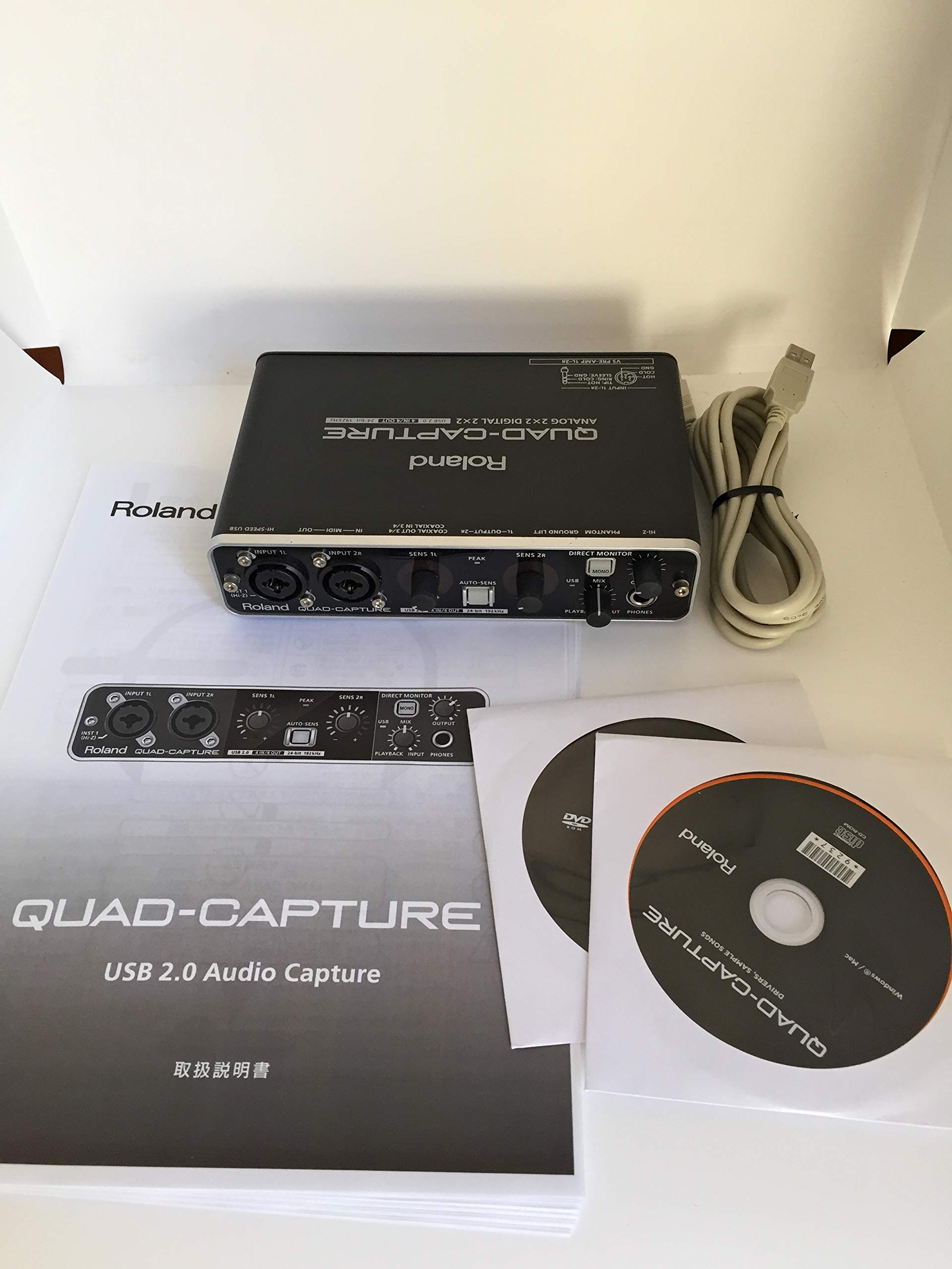 Amazon.co.jp: Roland ローランド オーディオインターフェイス QUAD 