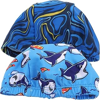 BESPORTBLE 2 Peças De Natação Para Crianças Chapéu De Natação Para Meninas Chapéu De Natação Touca De Natação Para Bebês Chapéu De Natação De Silicone Touca De Natação Para Crianças Chapéu