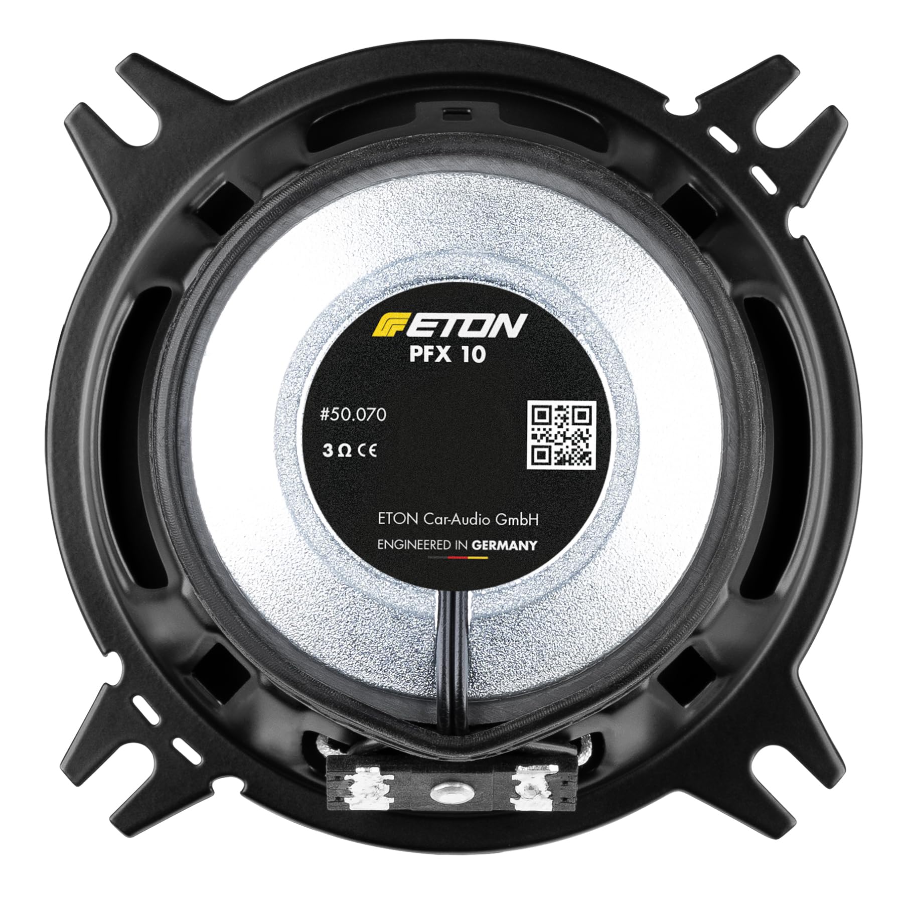 ETON PFX 10 – Klangstarkes 10 cm / 4“ Koaxial System, Auto Lautsprecher für Front oder Heck, Soundsystem mit 80 Watt, geeignet auch für Wohnmobile, Busse, Transporter, 1 Paar