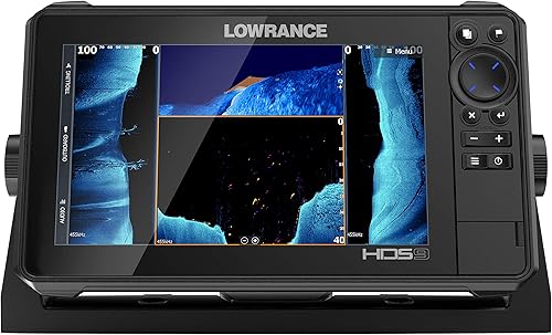 Lowrance HDS-Live Fish Finder, pantalla multitáctil, compatible con sonar en vivo, mapeo mejorado C-MAP US precargado