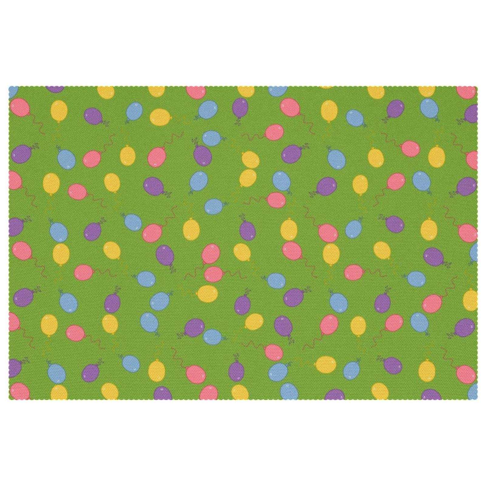 Sets de table ballons colorés pour animer vos repas de fête