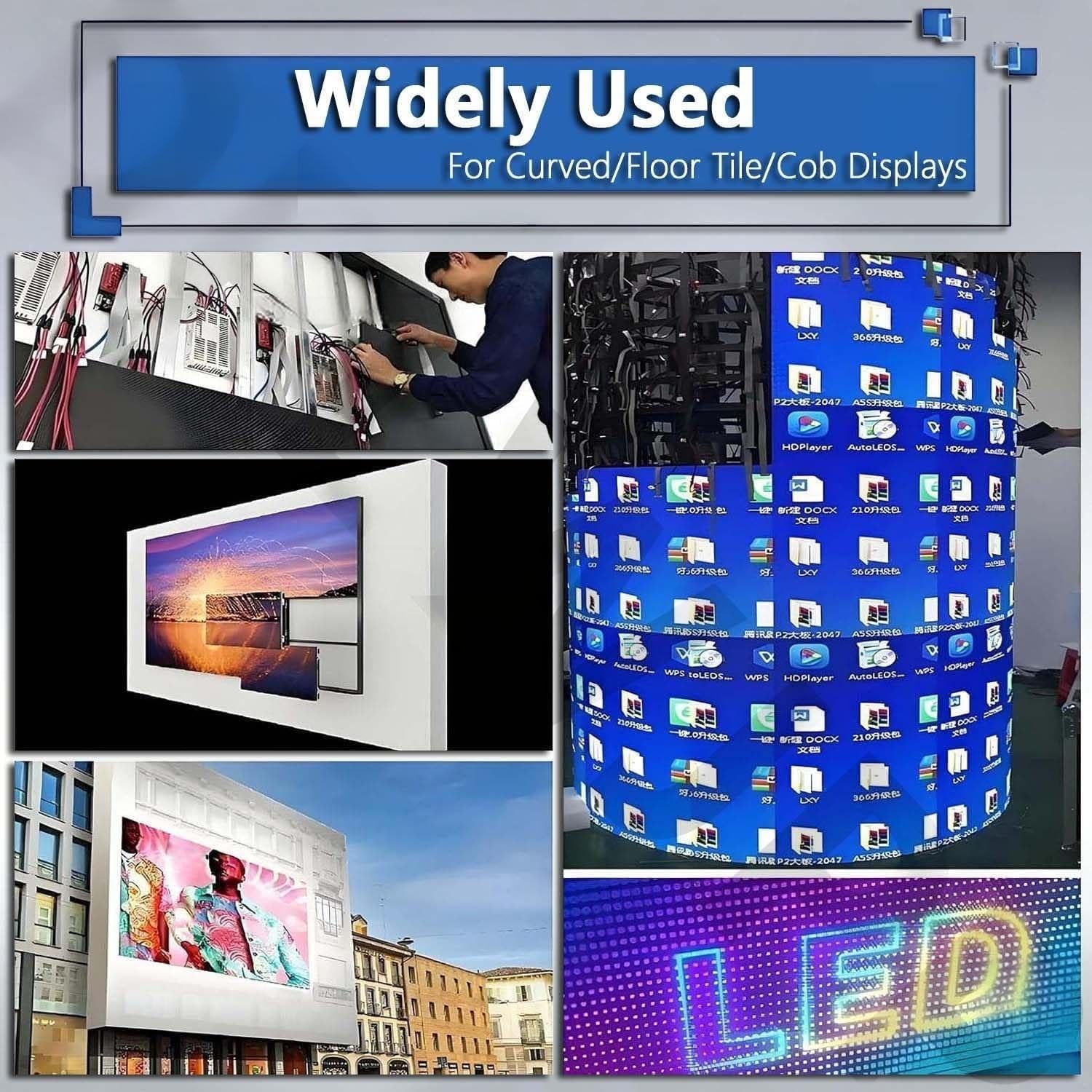Ventosas elevadoras eléctricas con pantalla LED, herramienta de vacío de mano para una fácil instalación y extracción en pantallas curvas y azulejos, paquete de 2