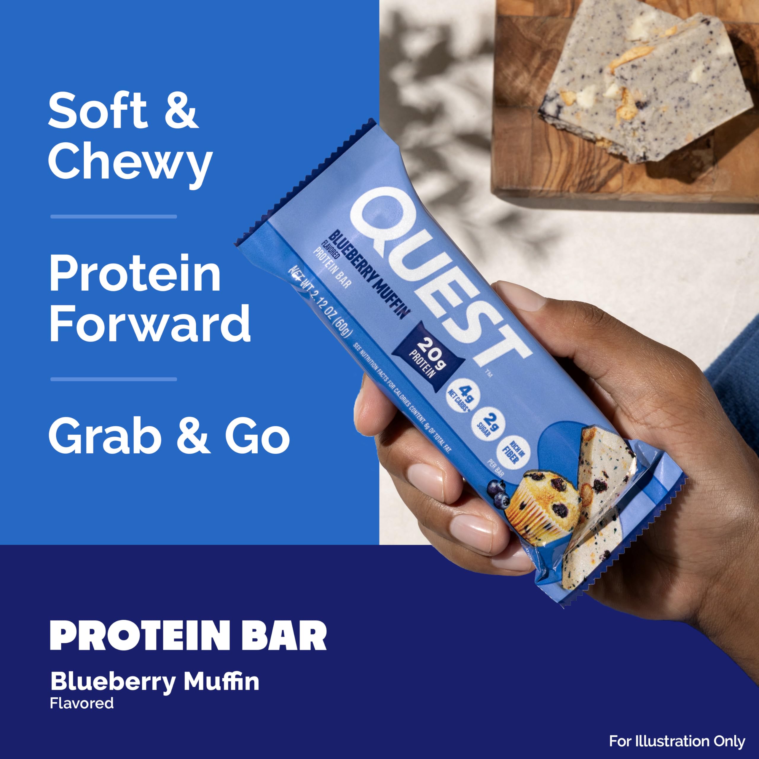Quest Nutrition Quest Bars (12x60g) Muffin de arándanos