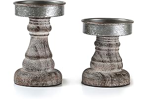 Farmhouse Rustic Candle Holders