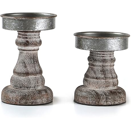 Farmhouse Rustic Candle Holders