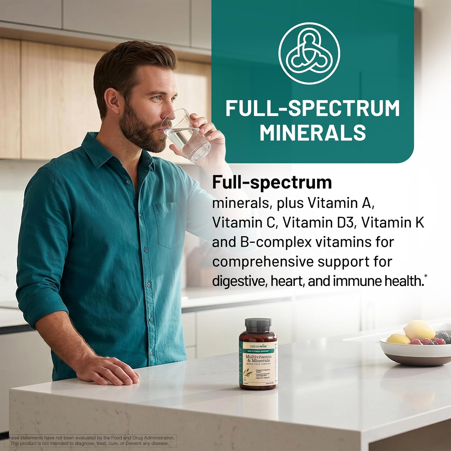 Best Men's Multivitamin - NatureWise Stress Support & Minerals Review