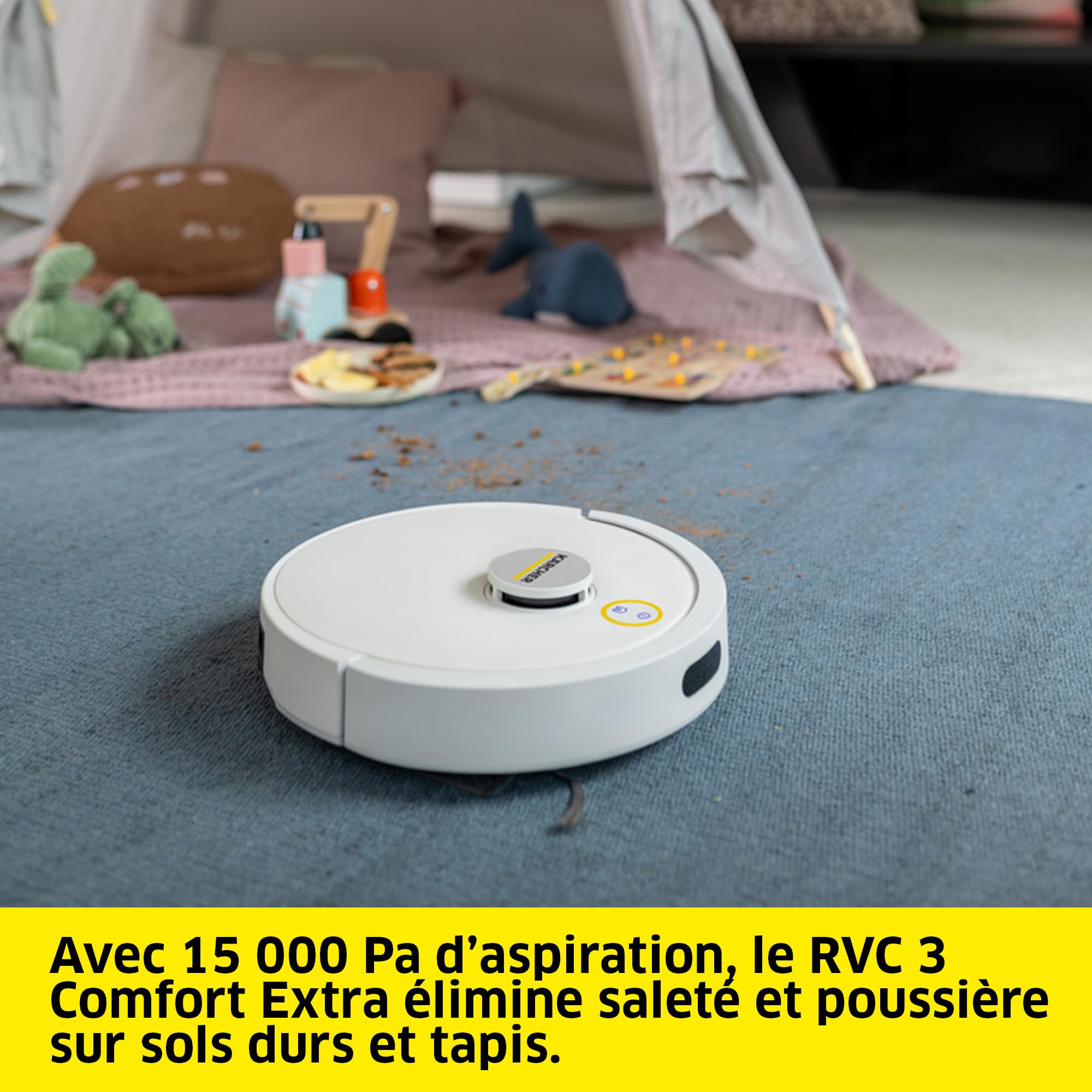 Image secondaire de Aspirateur Karcher RVC 3 Comfort Extra avec Serpillière