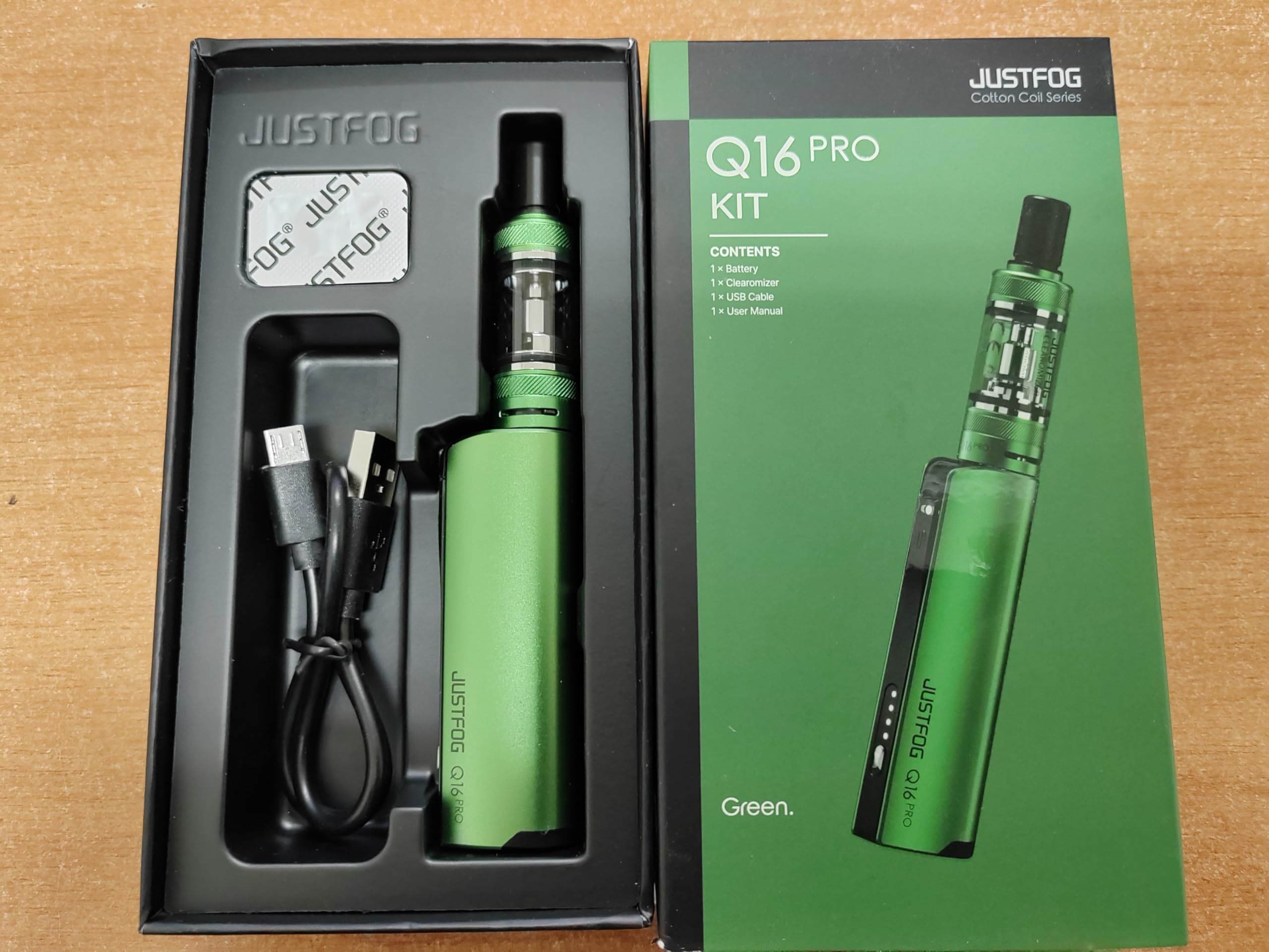 Kit Q16 Pro Green JustFog : Amazon.it: Elettronica