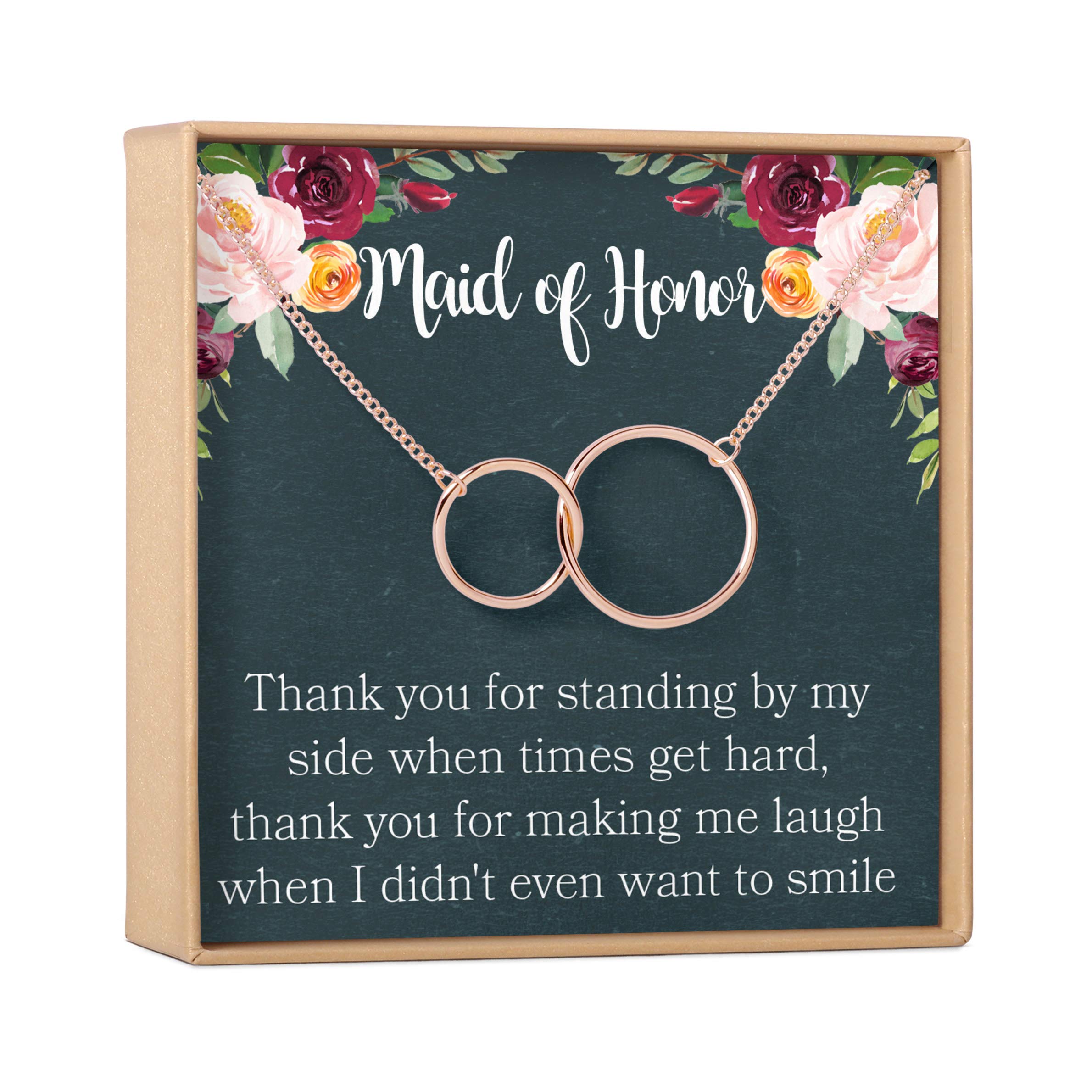 Dear Ava Necklace Gift For Women and Girls - Adjustable Modern Jewelry Pendant Love Gifting Idea for Her with Heartfelt Card - Long Distance Gifts for Your Loving Ones