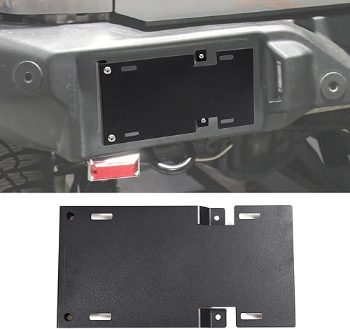 Soporte de marco de matrícula trasero compatible con Ford Bronco 2021 2022 2023 2024 2025 Nuevo Ford Bronco 24 puertas Accesorios exteriores de