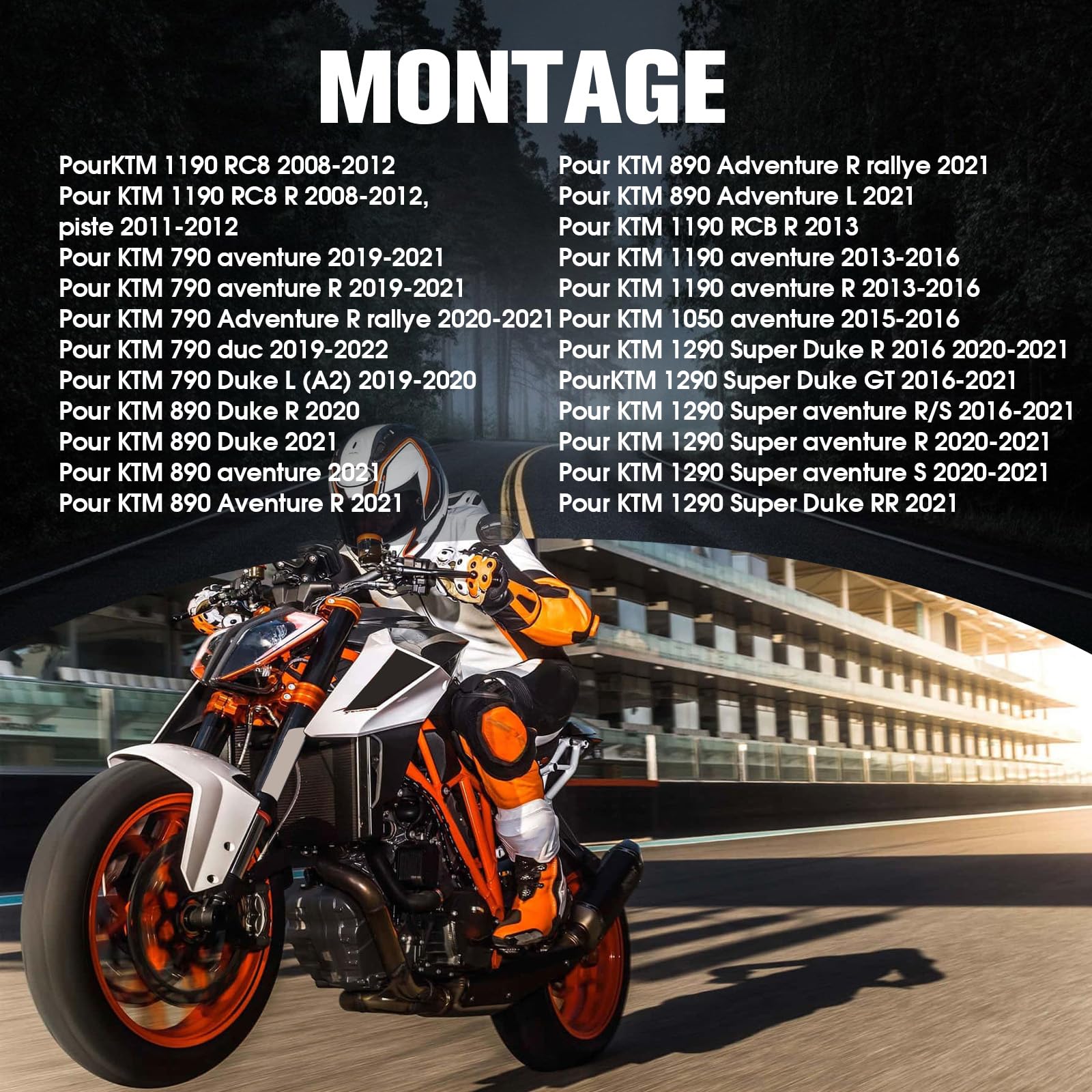 Filtre à Huile Moteur Moto et Filtre à Air OEM pour KTM 790-1290 Adventure | Filtration d'Huile Moteur, Filtration d'Air Moteur, Pièce de Remplacement OEM, Compatible avec KTM 790-1290 Duke Adventure