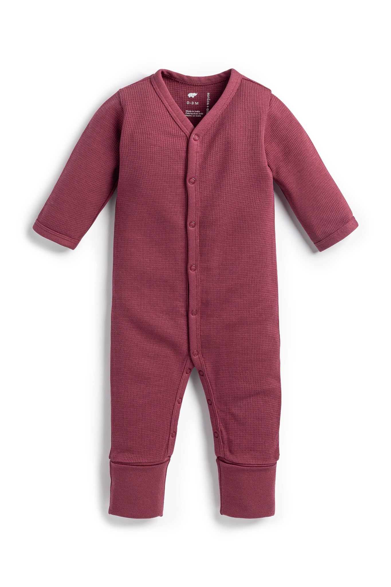 monica + andy On the Go Baby One Piece, 100% Organic Baby Clothes for Girls &amp; Boys, Sizes For Preemie, Newborn, &amp; Infant