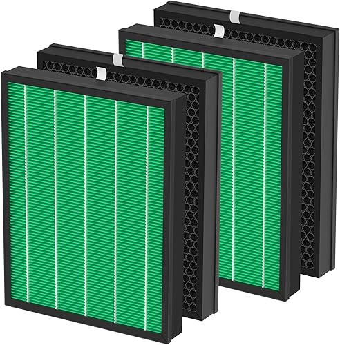 Miniatura 8 de 1 juego de filtros de repuesto 400 400 s compatibles con Coway Airmega Max 2 400400s14.11 oz400 s(g) purificador de filtro de aire, filtro 2 en 1 de