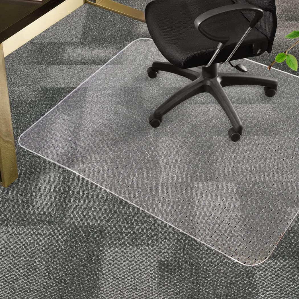 MARLOW Office Chair Mat for Carpet, 120 x 90cm AntiSlip Desk Chair Mat