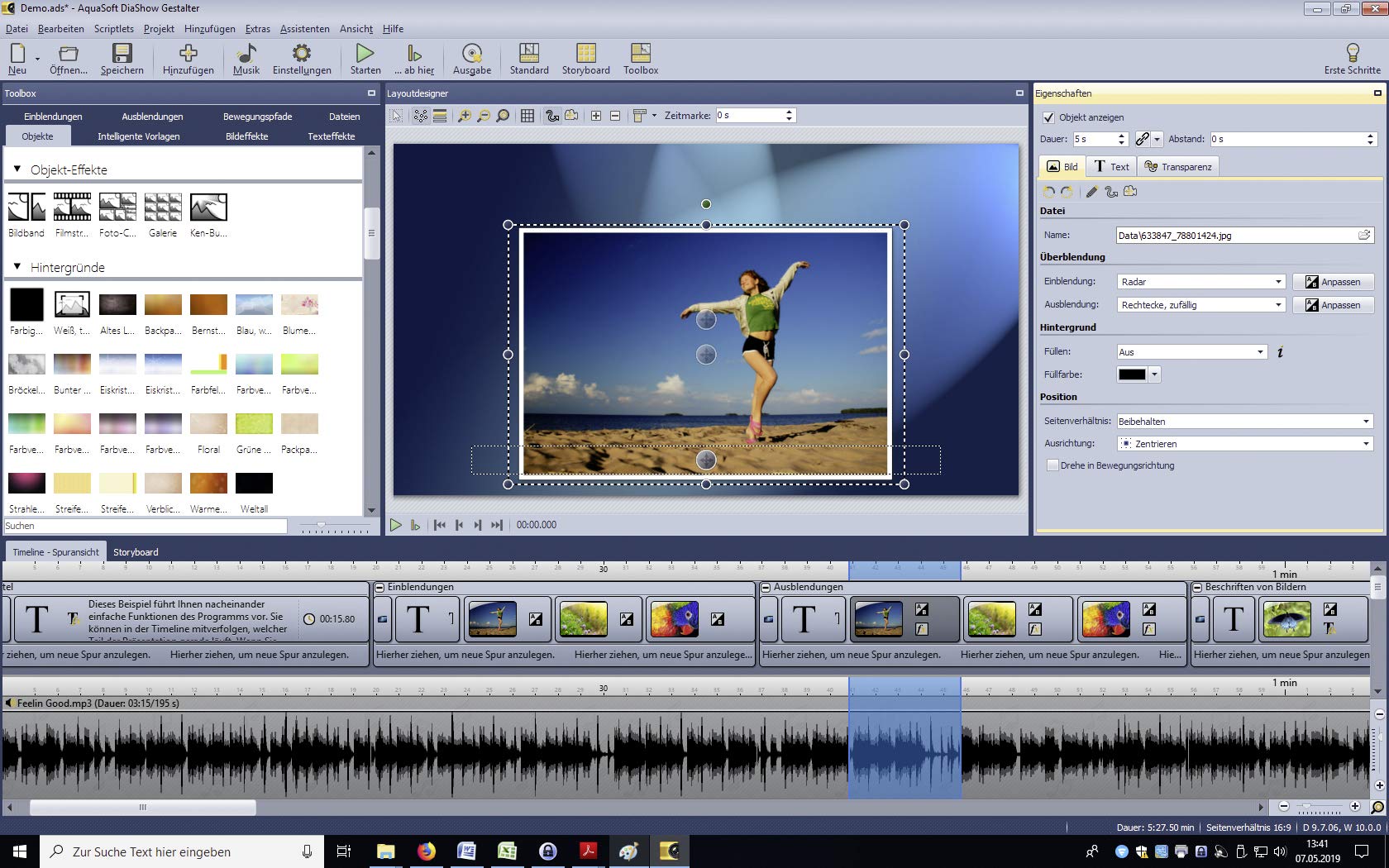 Diashow Gestalter - Erstellen von Fotos, Videos und Musik für Windows 11, 10, 8.1, 7