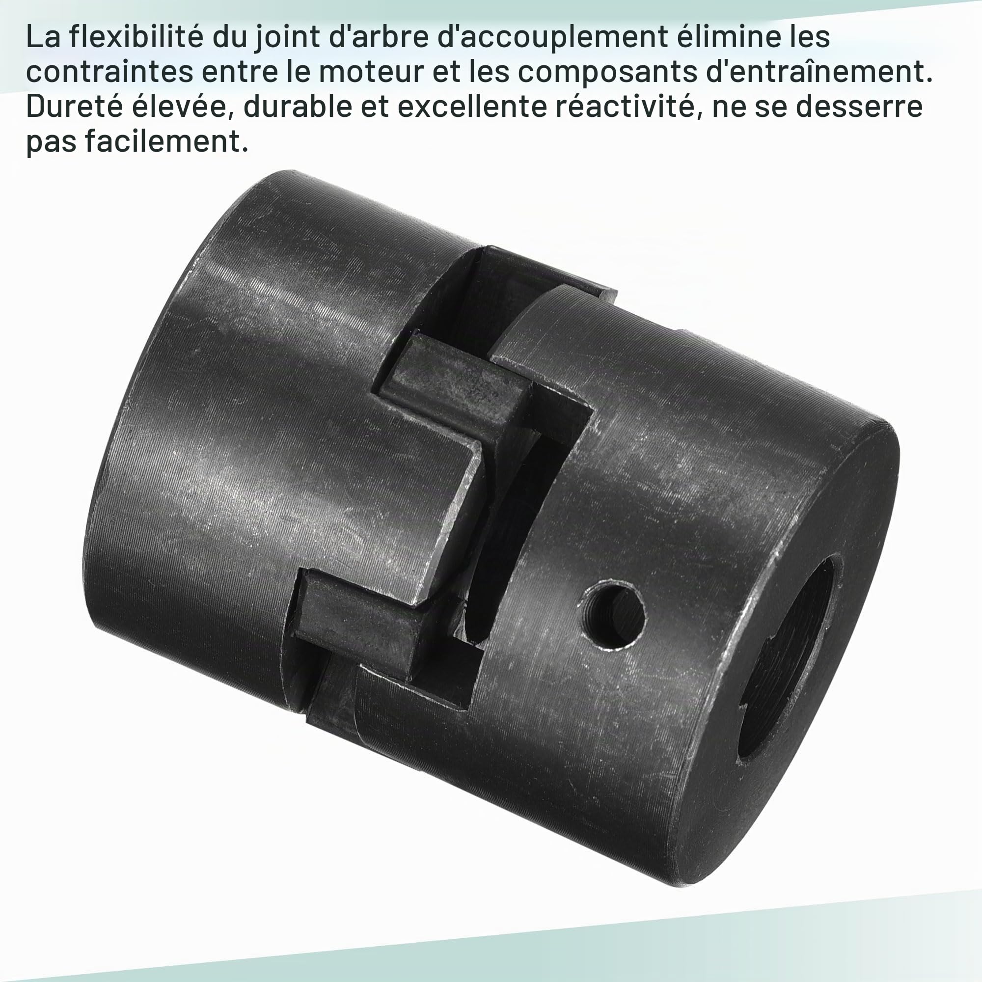 sourcing map Flexible Accouplement Arbre 19mm à 25mm 51mm x 44mm Moteur Coupleur Joint