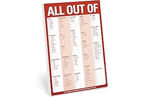 Knock Knock All Out of Grocery List Note Pad