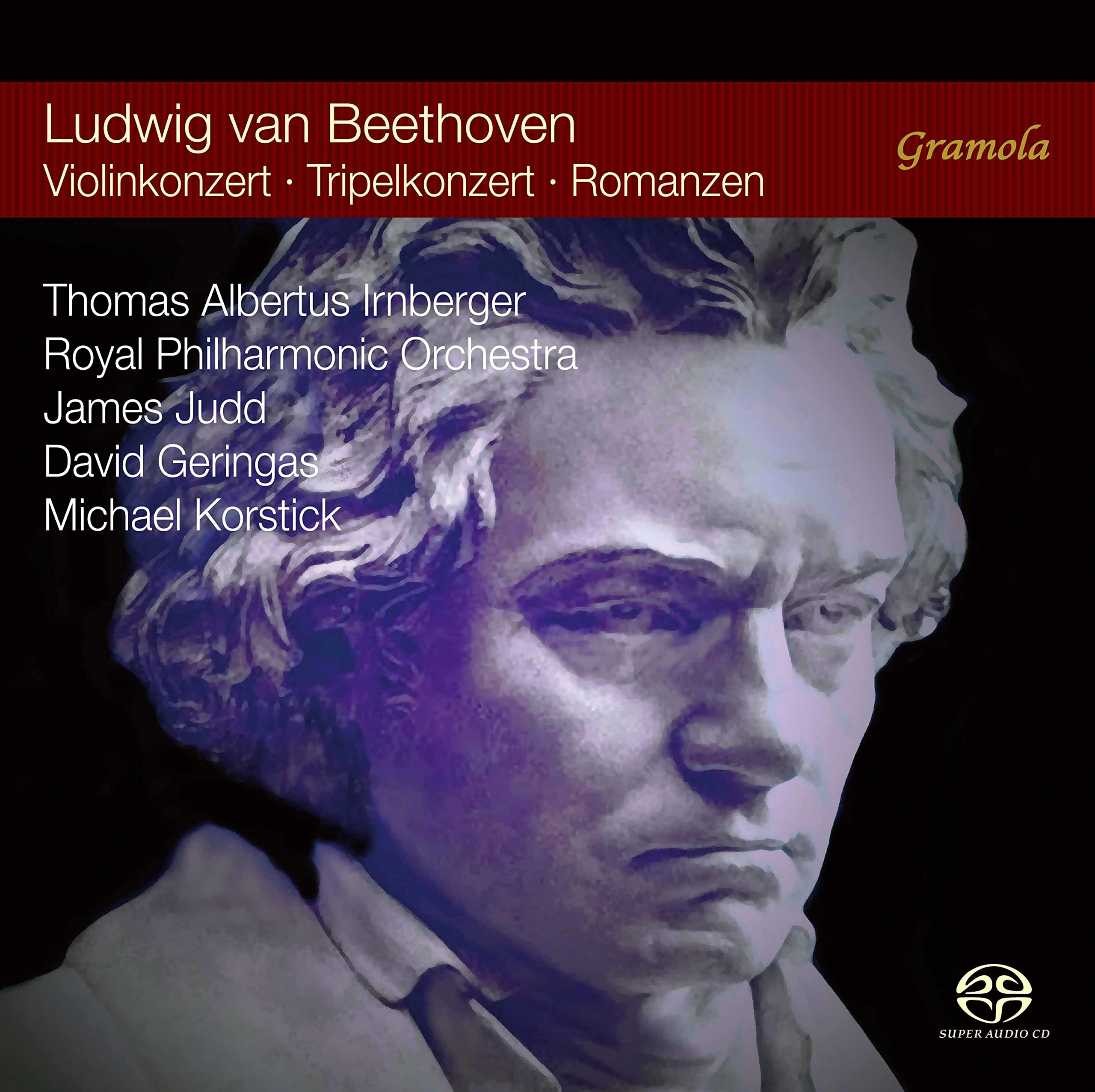 Ludwig van Beethoven: Violin Concerto in D major, Op. 61, Romances for Violin and Orchestra, Concerto for Piano, Violin
