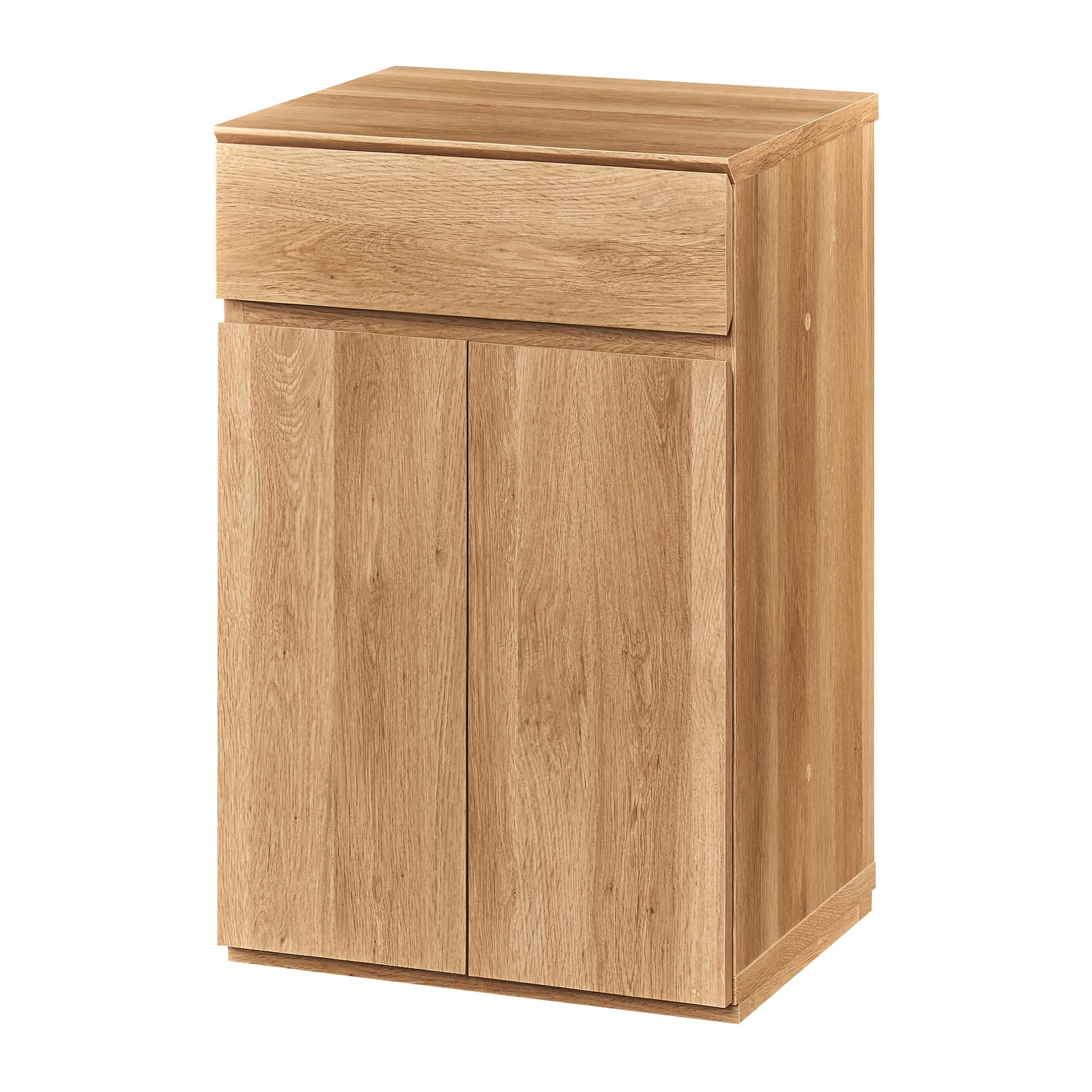 Amazon｜白井産業 キャビネット リビング サイドボード 扉付 引出付き  