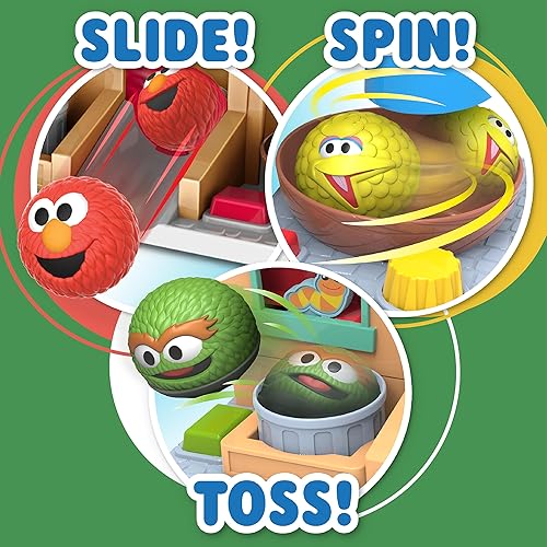 Miniatura 5 de Sesame Street 'Round The Neighborhood - Juego de 4 piezas de bola y figuras, sonidos y frases, juguetes para niños para edades de 12 meses por Just