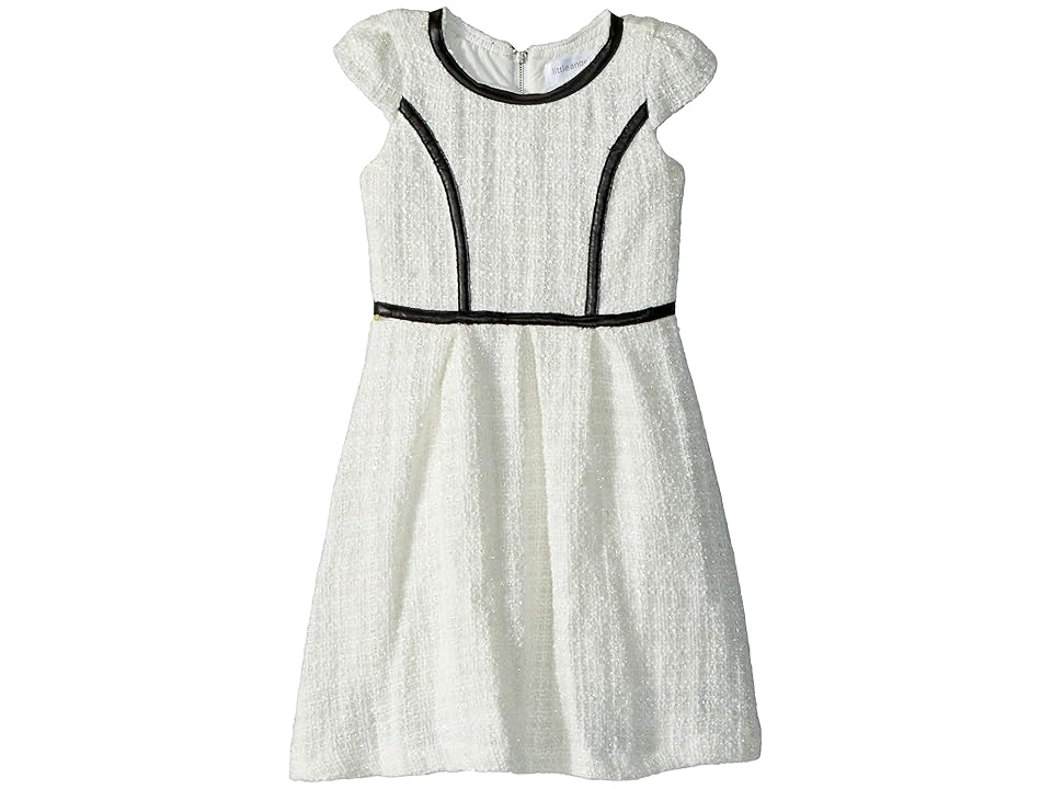 

Us Angels Boucle Dress (Toddler/Little Kids) (Ivory) Girl's Dress
