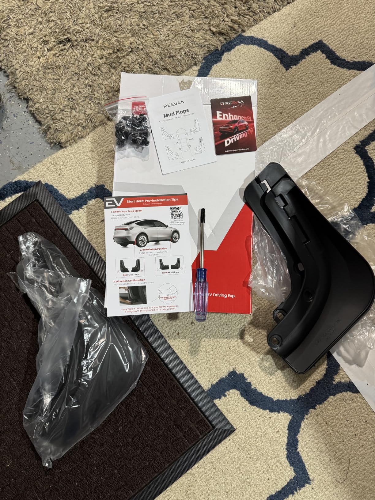 Tesla Model Y Juniper Mud Flaps Accessories | Set of 4 (2025–2026)