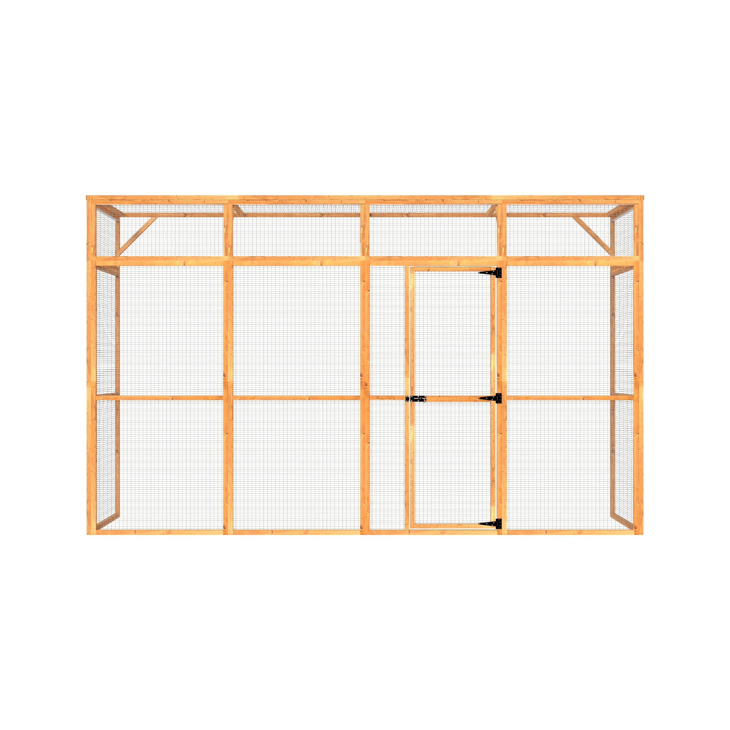 The Hutch Company 3 Sided Wingham Catio & Playpen – Outdoor Cat Enclosures, Shelves, Ramps & Accessories | Safe Outdoor Play for Cats 12 Different Sizes to suit all Homes (9ft│6ft│7.2ft) — view 10